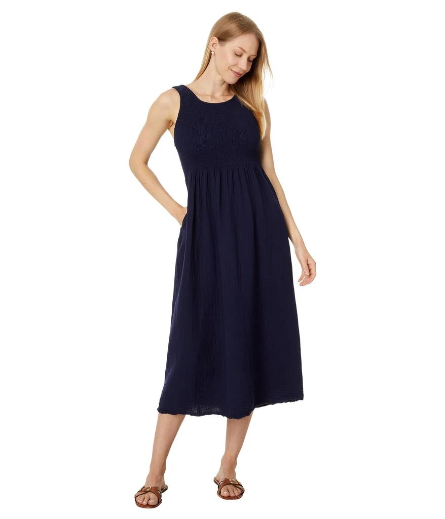 Mod-o-doc Smocked Tank Midi Dress 1