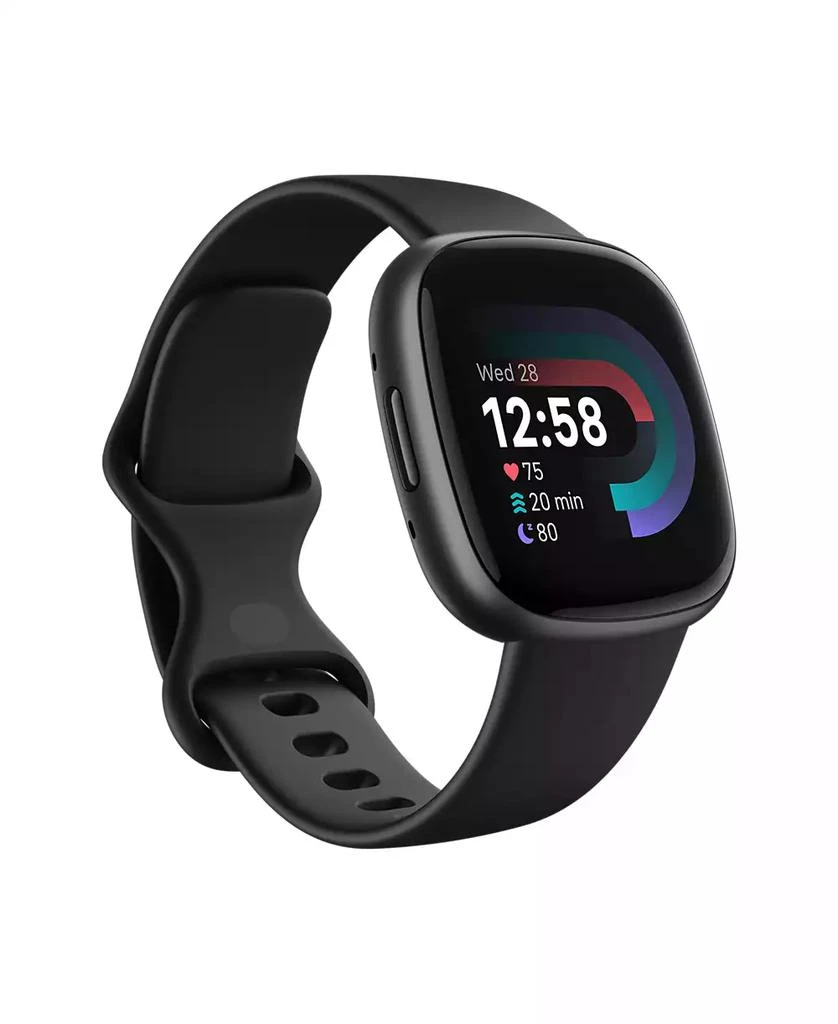 Fitbit Versa 4 Black Graphite Premium Smartwatch, 39mm 3