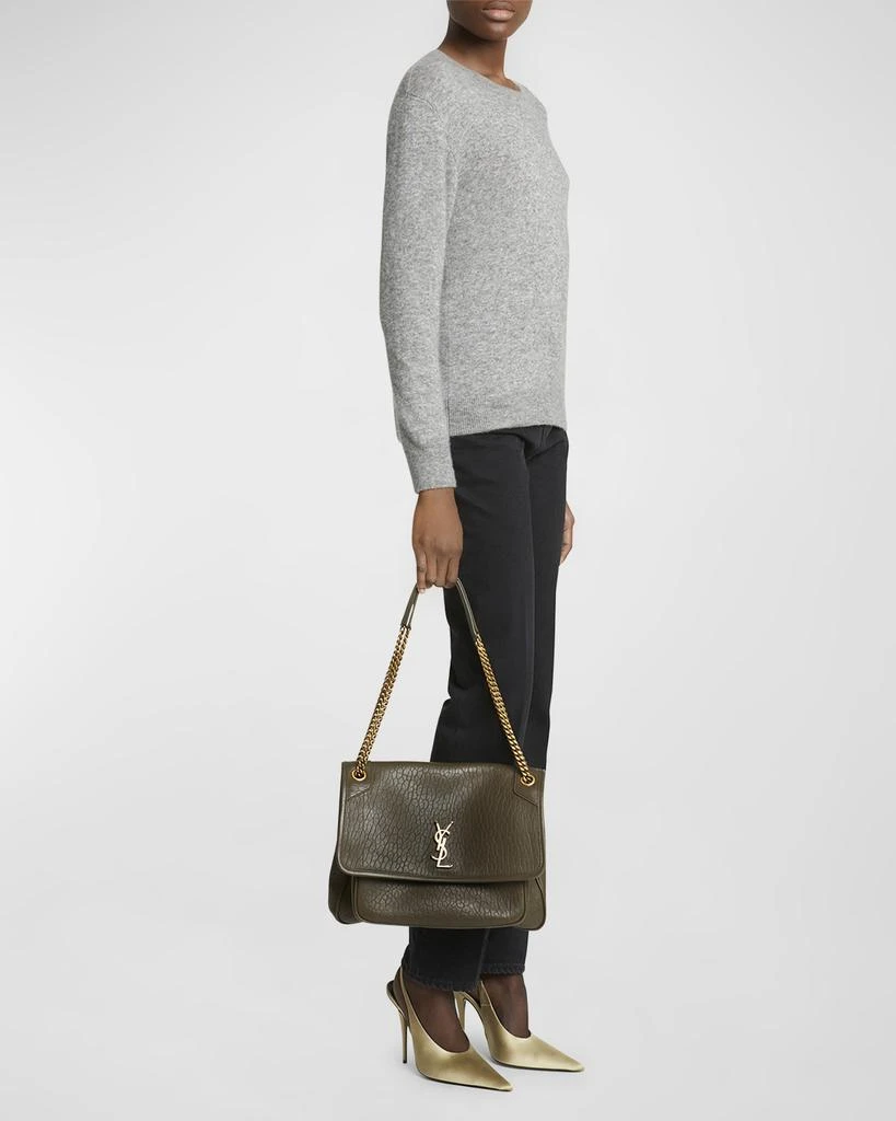 Yves Saint Laurent Niki Large YSL Crossbody Bag in Lambskin Leather 3