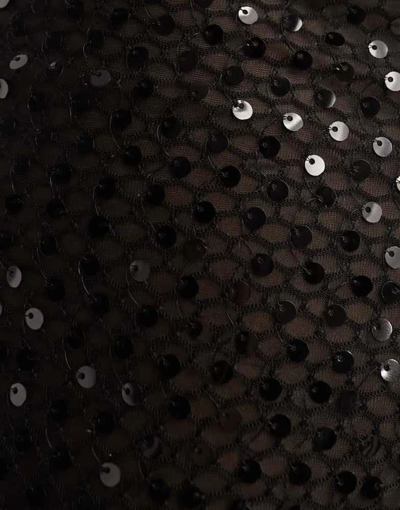 Motel Motel dudley sequin vest in black 2
