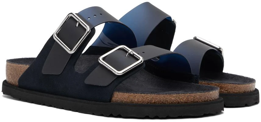 Birkenstock Navy 1774 Arizona PVC Milky Sandals 4