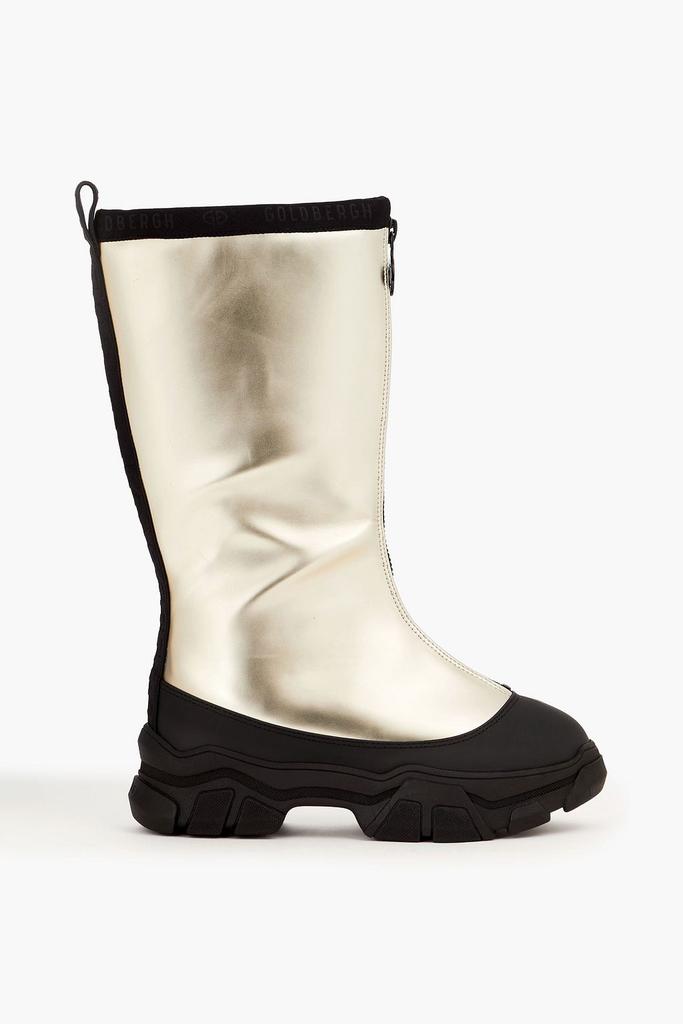 Goldbergh Metallic coated neoprene snow boots