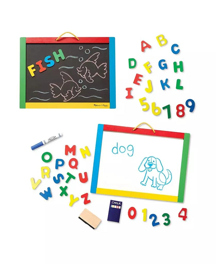 Melissa & Doug Melissa & Doug Magnetic Chalkboard and Dry-Erase Board With 36 Magnets, Chalk, Eraser, and Dry-Erase Pen 5