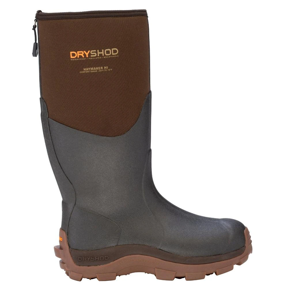 Dryshod Haymaker Gusset Pull on Rain Boots