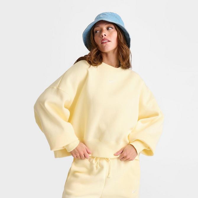 yellow nike crewneck womens