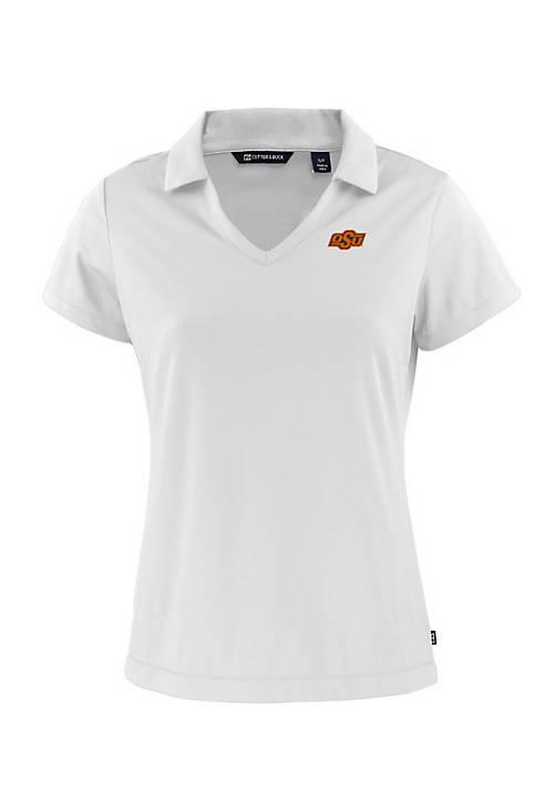 Cutter & Buck Buck Ncaa Oklahoma State Cowboys Daybreak Eco Recycled V Neck Polo