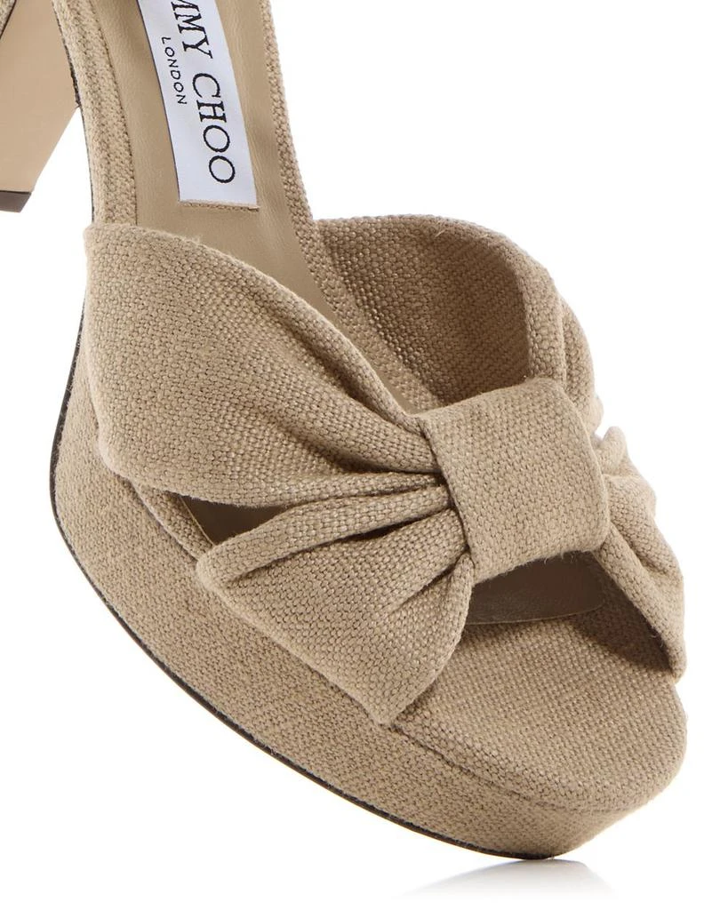 Jimmy Choo Women's Heloise 80 Platform Sandals 5