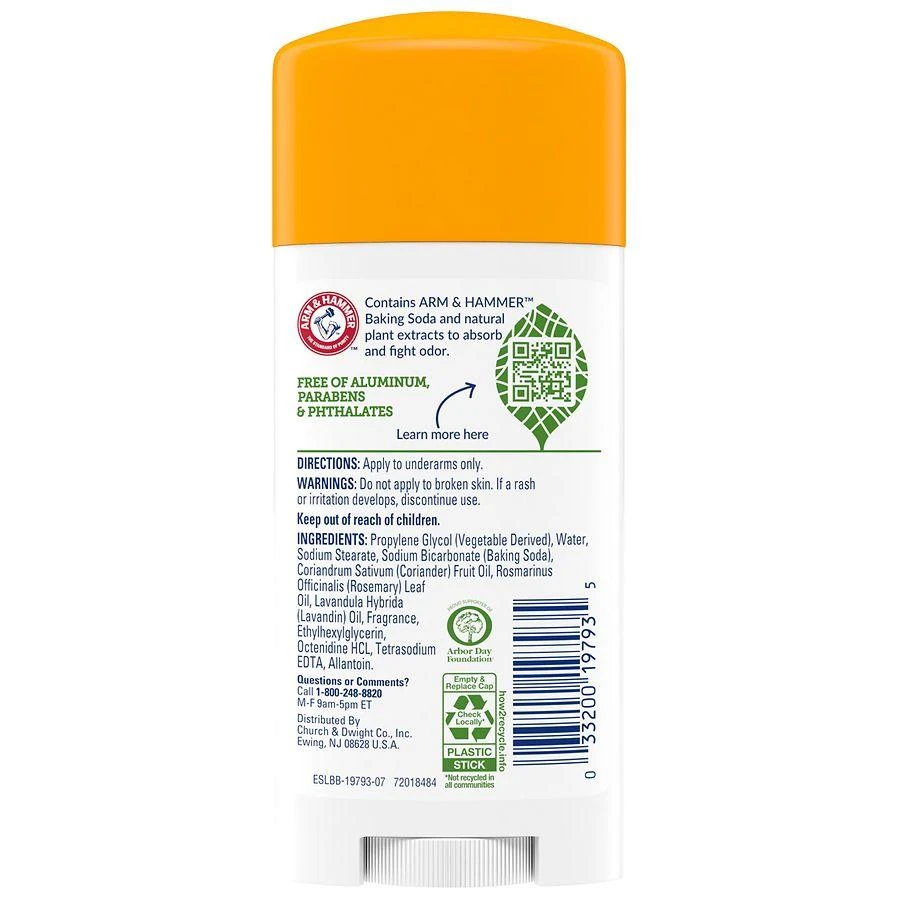 Arm & Hammer Deodorant With Natural Deodorizers Fresh 3