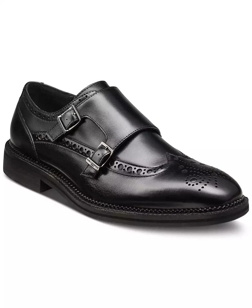 Karl Lagerfeld Paris Men's Double Buckle Monk Strap Wingtip Dress Shoes 1