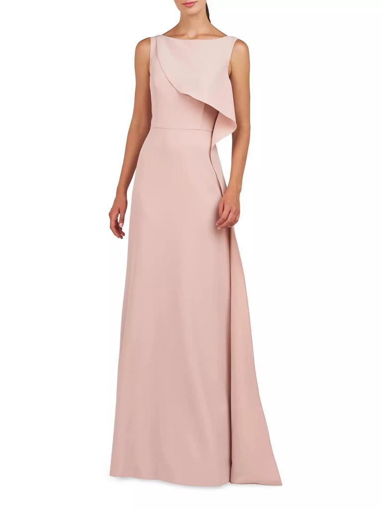 Kay Unger Anabella Draped Ruffle Gown 2