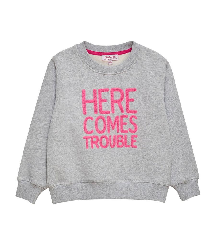 Trotters Here Comes Trouble Sweatshirt (2-5 Years)