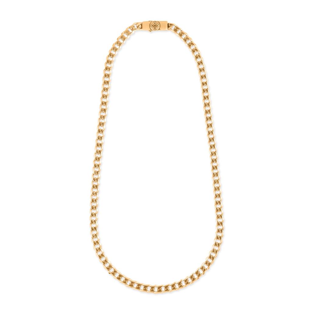 Emanuele Bicocchi Emanuele Bicocchi Logo Engraved Edge Chain Necklace