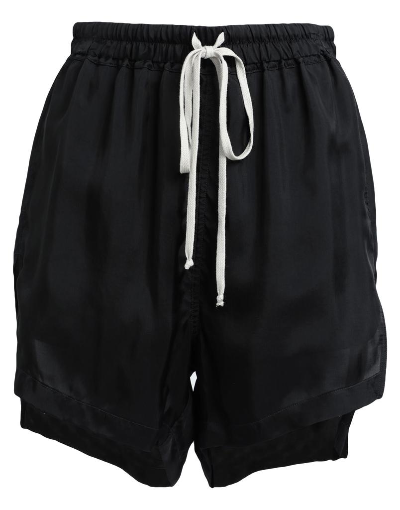 Rick Owens Off-White Hollywood Fog Boxer Leather Shorts