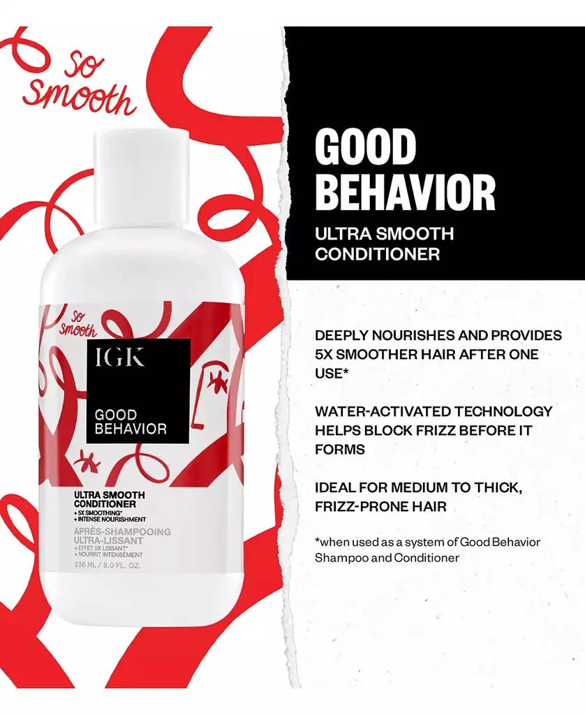 IGK Hair Good Behavior Ultra Smooth Conditioner 8