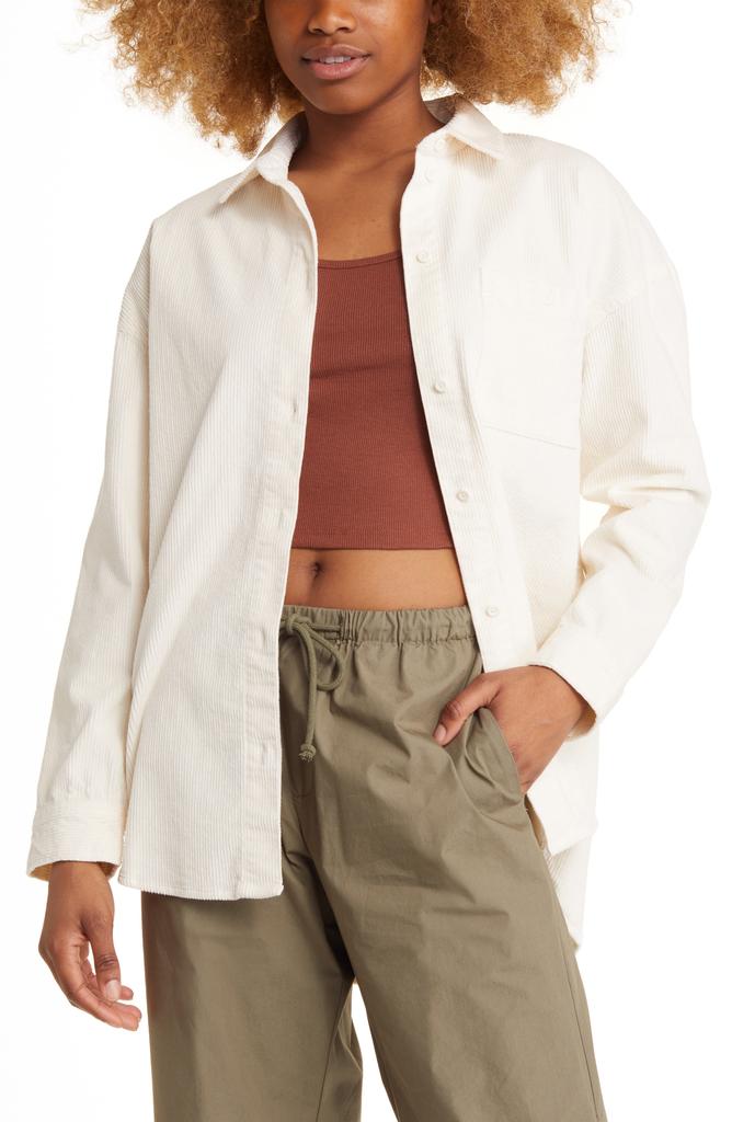 BP. Corduroy Button-Up Shirt