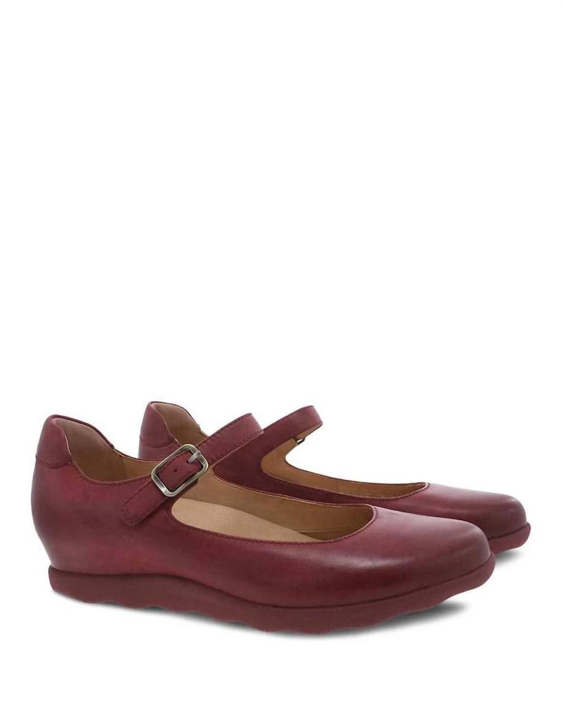 Dansko Women's Marcella Mary Jane Shoes In Red 1
