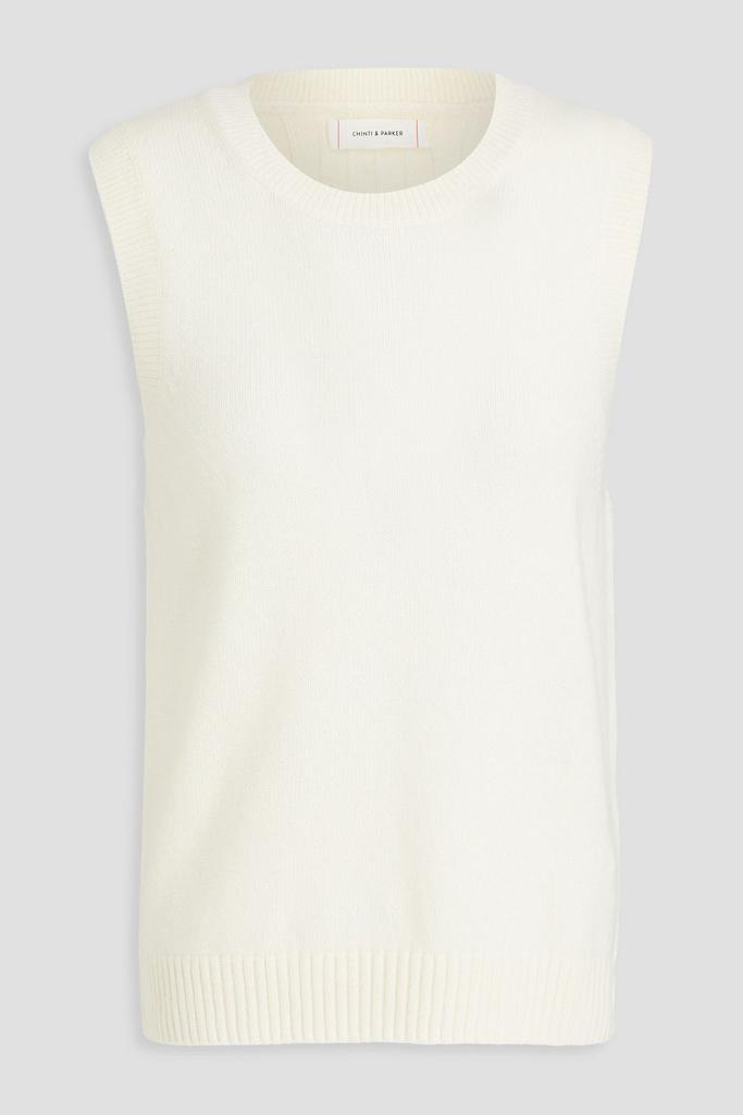 Chinti & Parker Wool and cashmere-blend vest