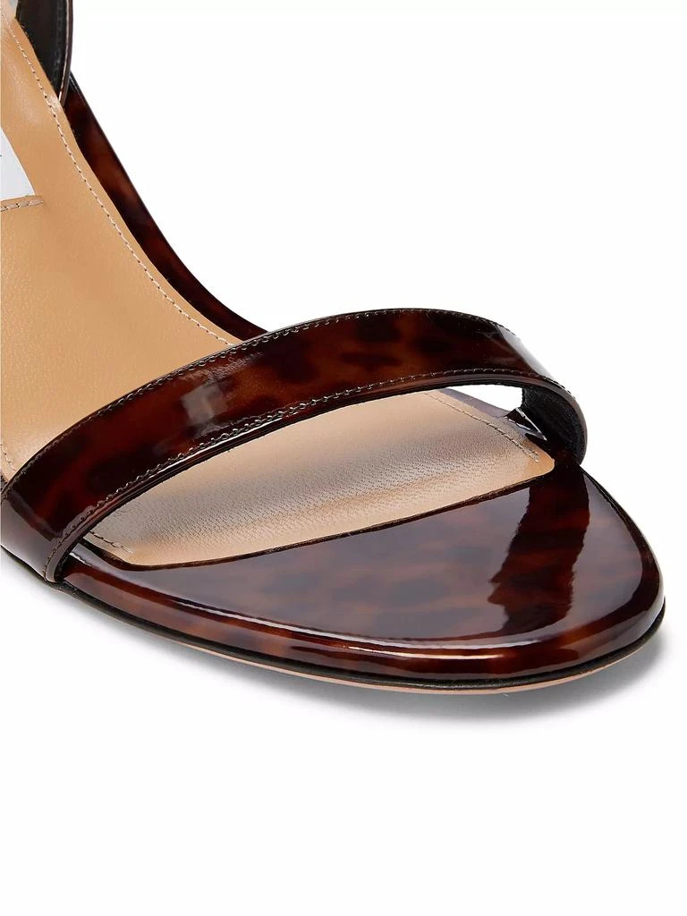 Aquazzura So Nude 50MM Patent Leather Sandals 5