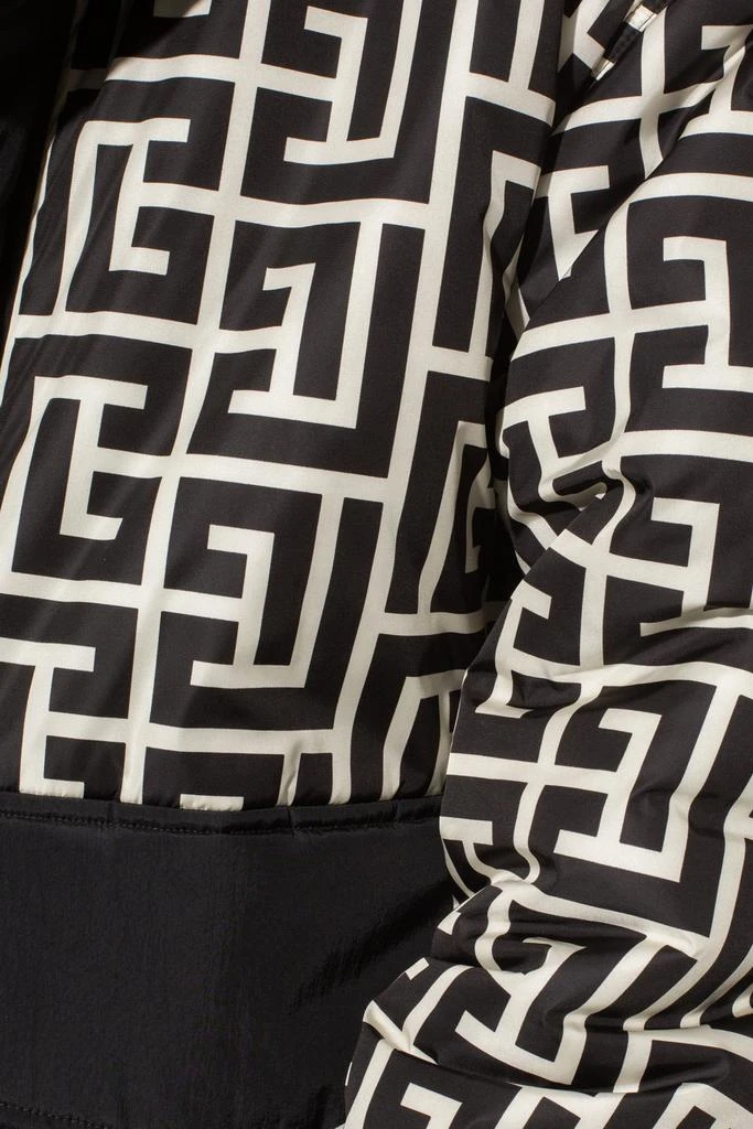 Balmain Balmain All-Over Monogram Printed Padded Jacket 5