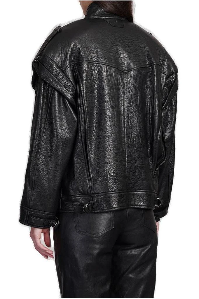 Salvatore Santoro Salvatore Santoro Drop Shoulder Leather Jacket 2
