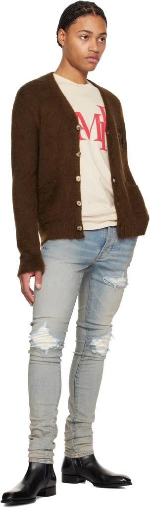 AMIRI Blue MX1 Ultrasuede Jeans 4