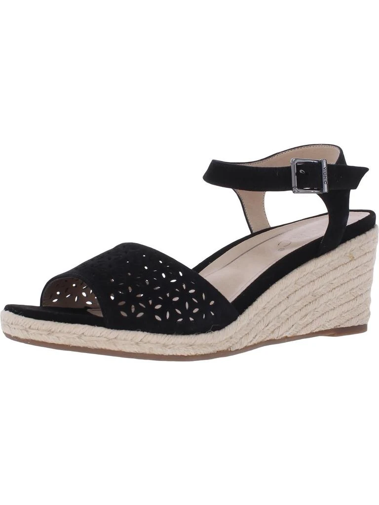 VIONIC Ariel Womens Suede Perforated Wedges 4