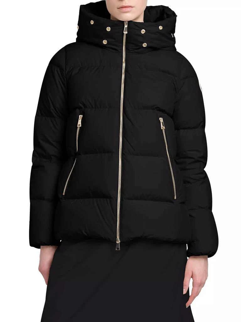 Moncler Laiche Fur Short Down Jacket 5