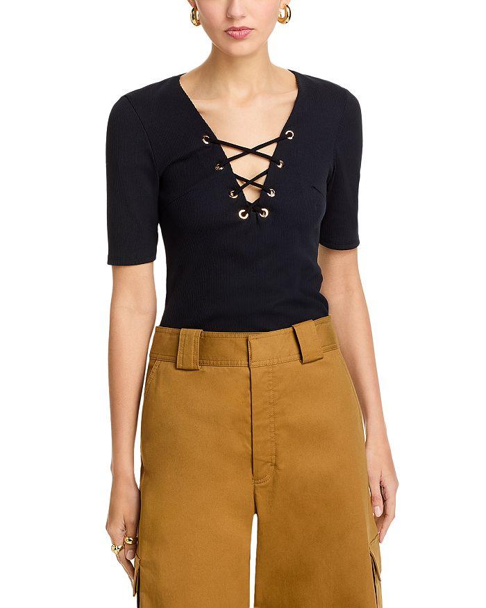 Generation Love Ren Lace Up Top