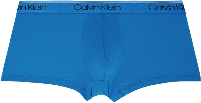 Calvin Klein Three-Pack Blue Low-Rise Boxers 2