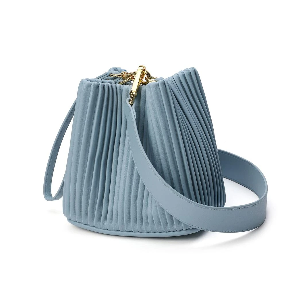 Tiffany & Fred Paris Tiffany & Fred Pleated Leather Shoulder Bag 3