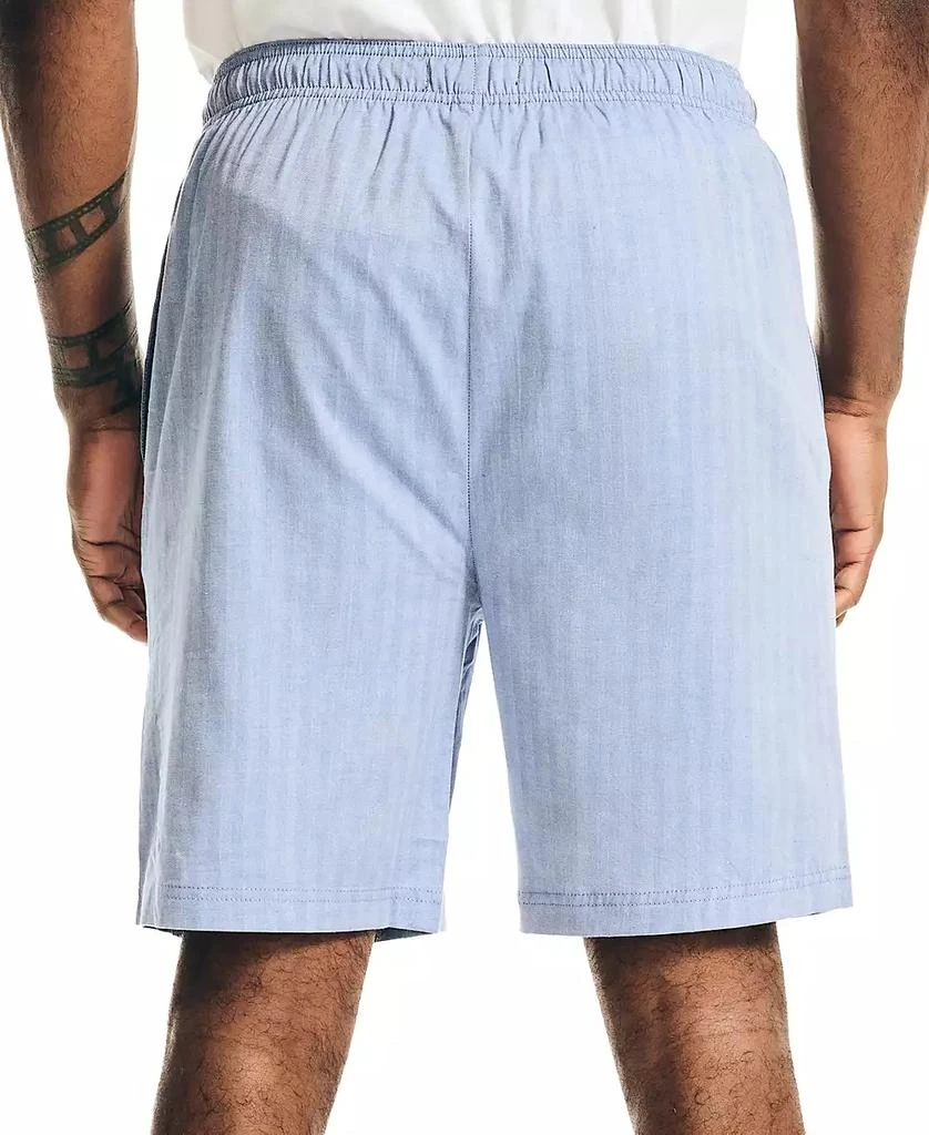 Nautica Men's Sleepwear, Blue Herringbone Short 2