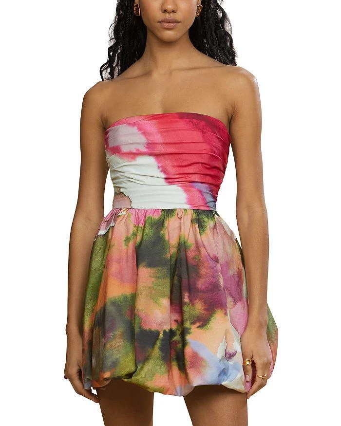 AMUR Women's Kaley Mini Dress - Multi - Size 0 - Sahara Sky