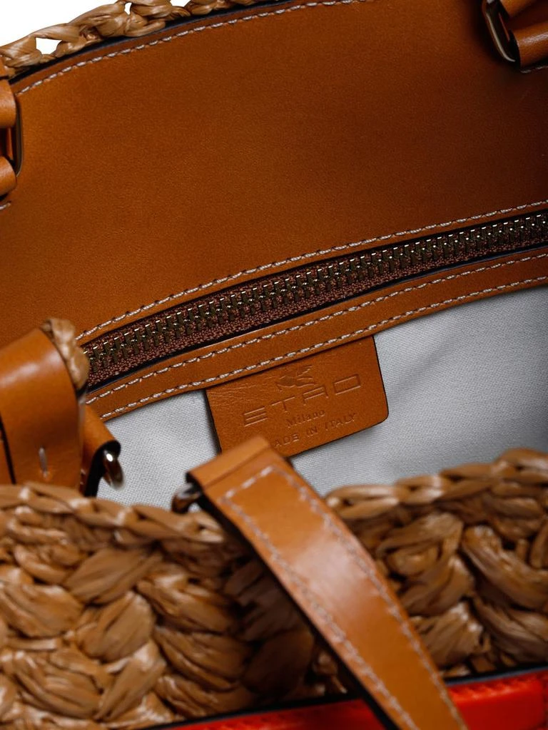 ETRO Etro Logo Patch Fringed Edge Tote Bag 4