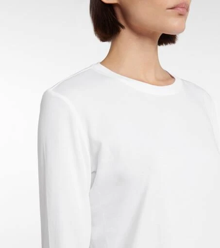 The Row Shermann cotton-jersey top 4