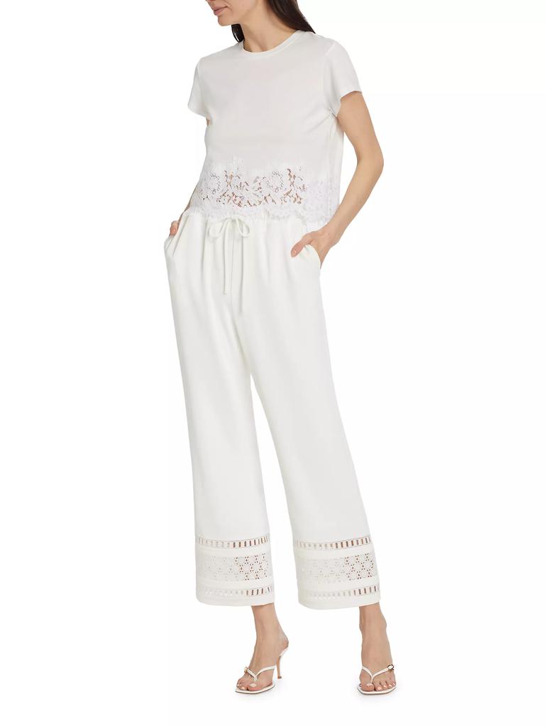 Generation Love Rosa Lace-Trimmed Straight-Leg Pants