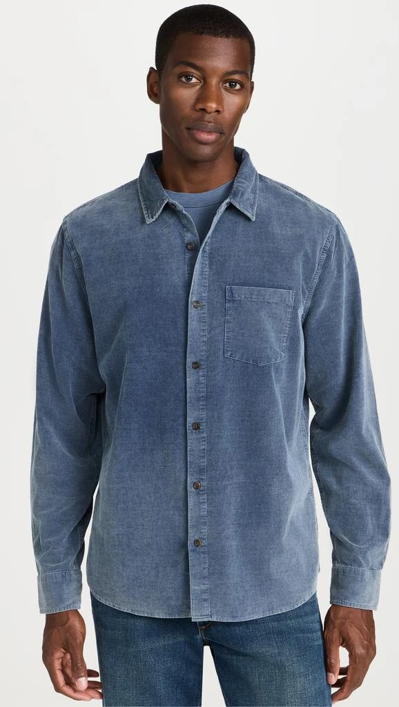 Marine Layer Classic Fit Lightweight Corduroy Shirt 6