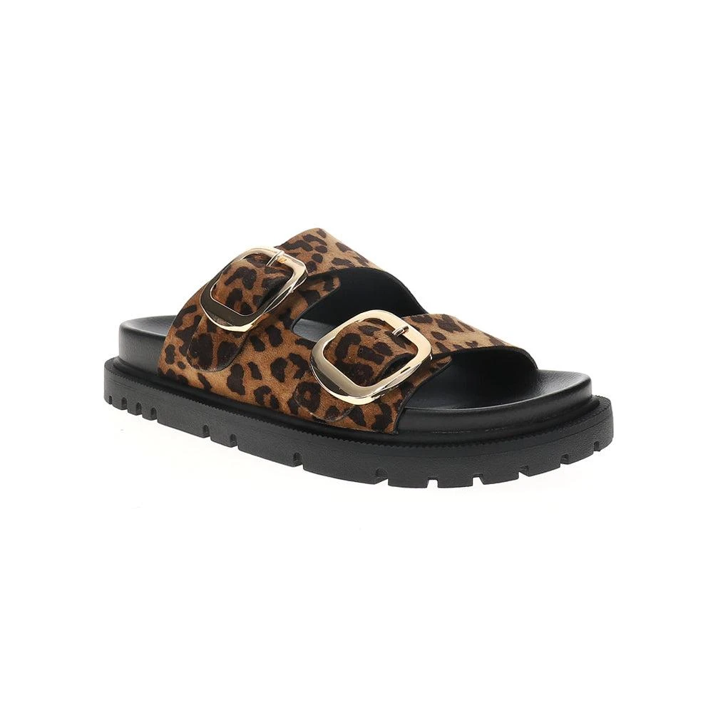MIA Gen Leopard Flat Slide Sandals 2