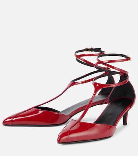 Khaite Mia 45 patent leather pumps 4