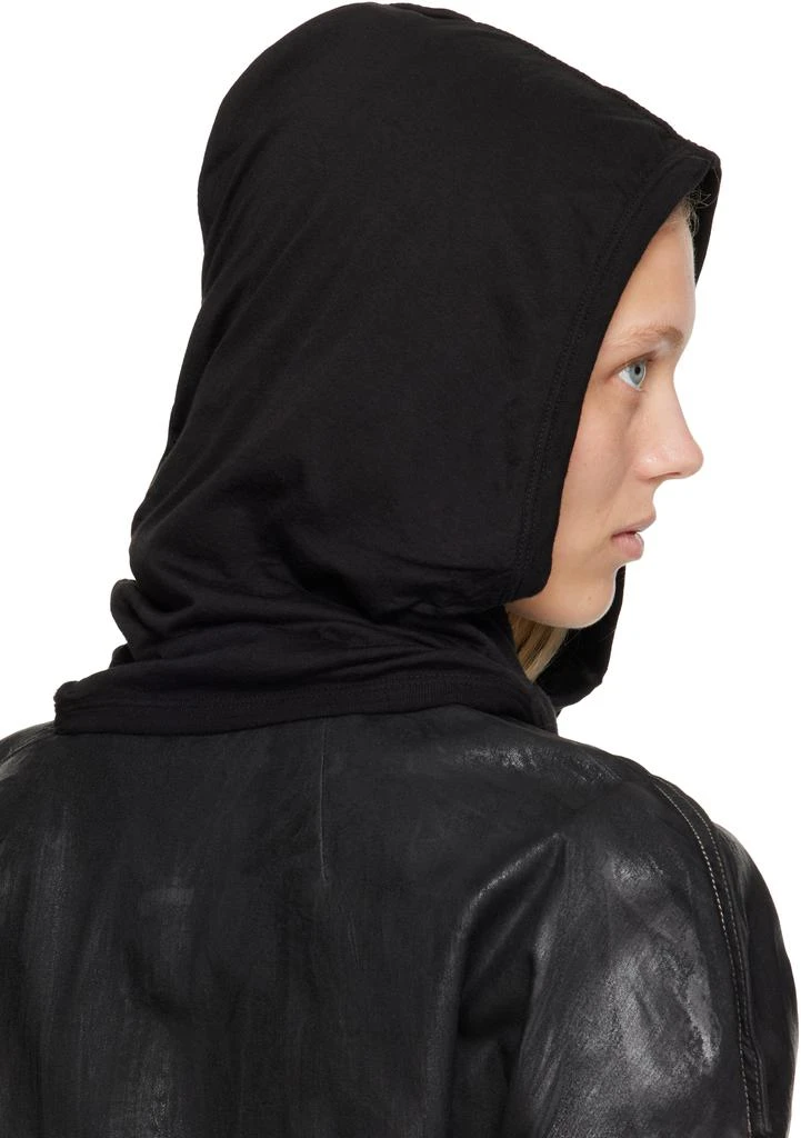 Rick Owens Black Hollywood Grace Hood 3