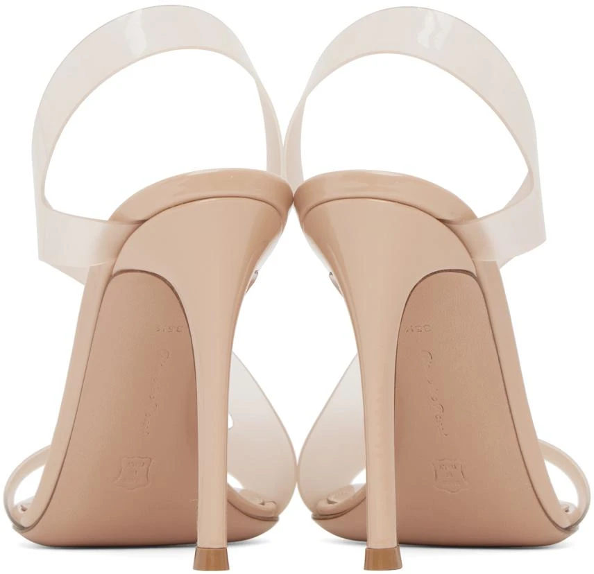 Gianvito Rossi Beige Metropolis Heeled Sandals 2