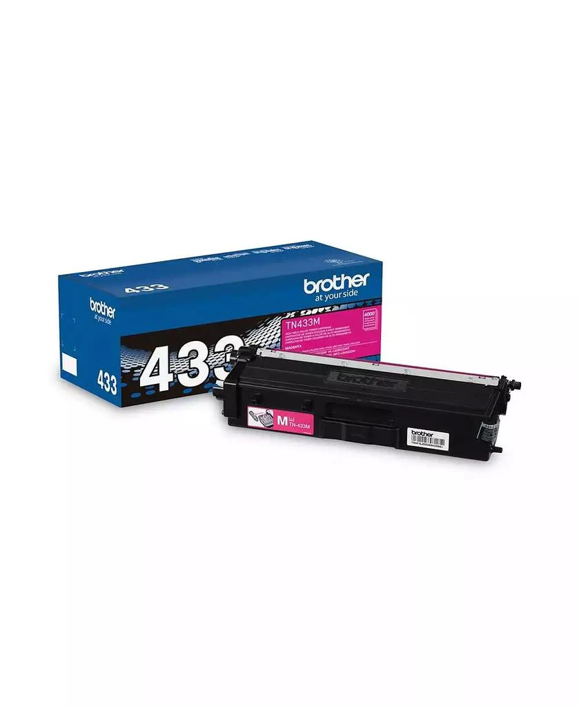Brother TN433M 4,000 Page-Yield High-Yield Toner