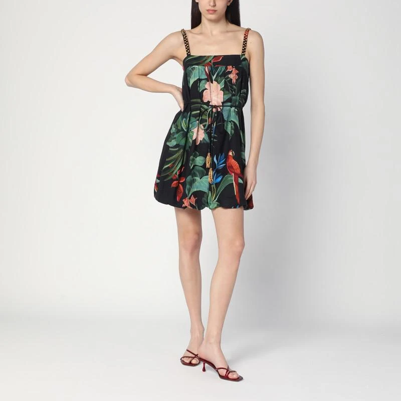Shop Midnight Macaw Fiesta black mini dress in linen blend on Sale at  BeyondStyle  Get 41% Off Midnight Macaw Fiesta black mini dress in linen  blend with Limited-Time Flash Deals, Exclusive