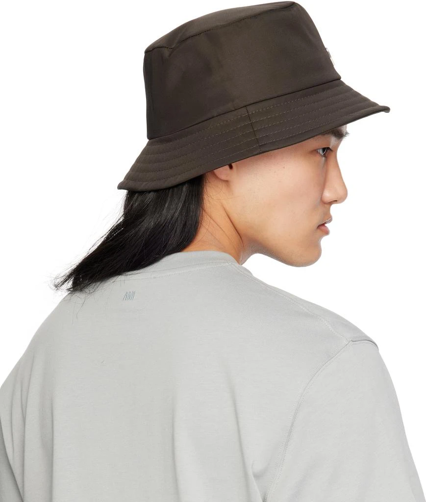 AMI Brown Ami de Coeur Stud Bucket Hat 3