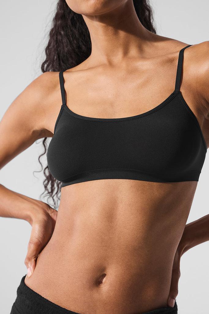 Alo Sheer Glow Bra - Seashell Blue