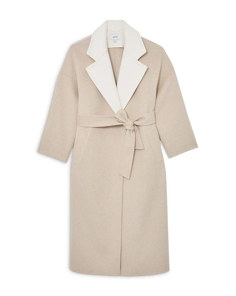 REISS Marcela Two Tone Blindseam Coat 6