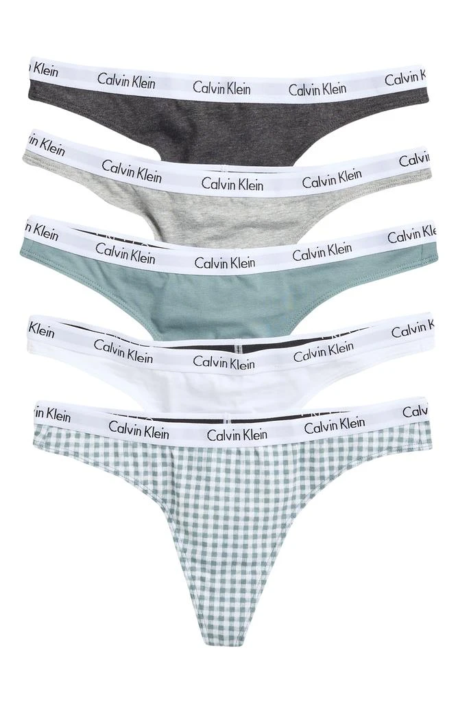Calvin Klein Logo Thongs - Pack of 5 1