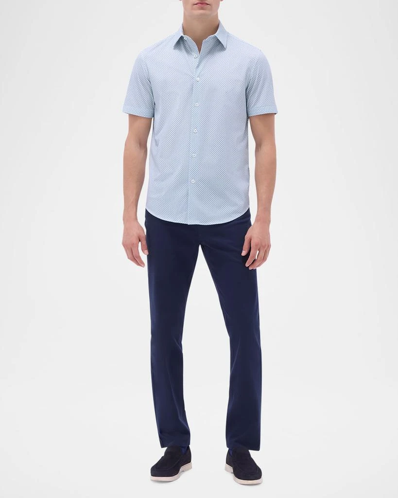 BUGATCHI Men's Miles OoohCotton Geometric Short-Sleeve Shirt 2