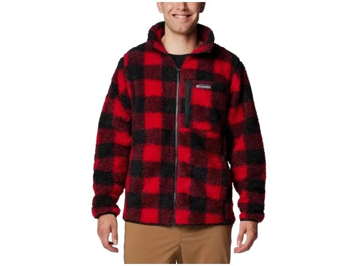 Columbia WINTER PASS PRINT FLEECE FULL ZIP ROUGE