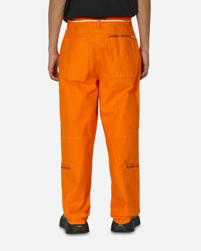 STUSSY Flight Nyco Ripstop Pigment Dyed Pants Orange 3