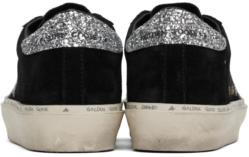 Golden Goose Black & Silver Hi Star Classic Sneakers